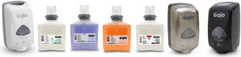 GOJO TFX Foam Soaps and Dispensers