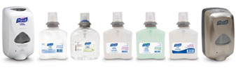 PURELL TFX Instant Hand Sanitizer and Touch Free Dispensing Systems