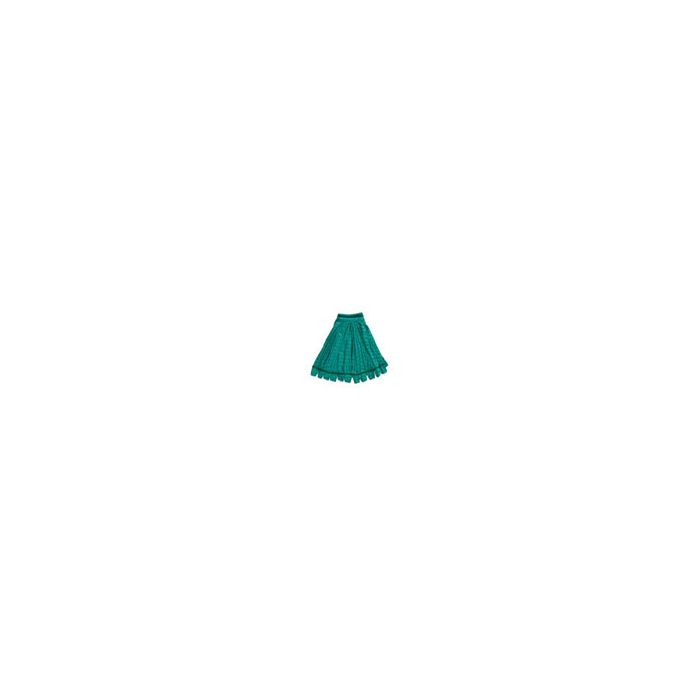 Rubbermaid T852-06 Web Foot Microfiber Tube Mop - 5" Headband Size - Medium - Green in Color