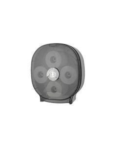 Palmer Fixture RD0044-01 Four Roll Universal Roll Carousel Tissue Dispenser 4lbs- Dark Translucent in Color