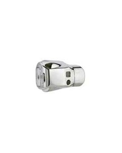 Technical Concepts TC AutoFlush Clamp with Courtesy Flush Button for Sloan and Zurn Toilet Flush Valves - Chrome Finish