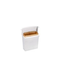 Rubbermaid 6140 Sanitary Napkin Receptacle with Rigid Liner - 10.75" L x 5.25" W x 12.5" H