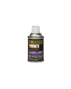 Amrep Misty Premium Metered Air Freshener - 7 oz. can - 1 case of 12 cans - Spring Rain
