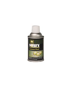 Amrep Misty Premium Metered Air Freshener - 7 oz. can - 1 case of 12 cans - Lemon Peel