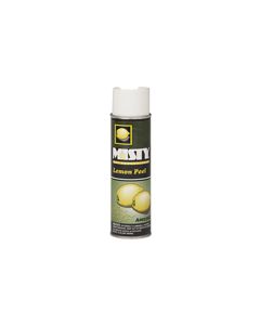 Amrep Misty Premium Hand-Held Space Spray Air Freshener - 10 oz. can - 1 case of 12 cans - Lemon Peel