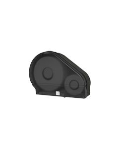 Palmer Fixture RD0024-02F 9" Jumbo Tissue Dispenser with 2 1/4" Stub & 3 3/8" Adaptors - Black Translucent in Color