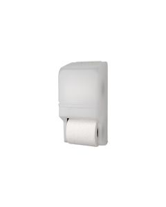 Palmer Fixture RD0025-03 Two Roll Standard Tissue Dispenser - White Translucent in Color