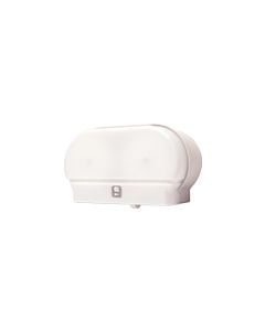 Palmer Fixture RD0321-03G Mini-Twin Mini Core Tissue Dispenser - White Translucent in Color