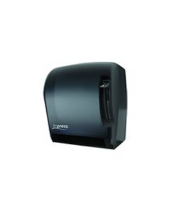 Palmer Fixture TD0220-02 Impress Lever Roll Towel Dispenser - Black Translucent in Color