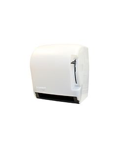 Palmer Fixture TD0220-03 Impress Lever Roll Towel Dispenser - White Translucent in Color