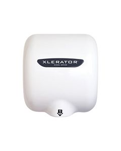 Excel Dryer Xlerator Hand Dryer with White Epoxy Painted Cover