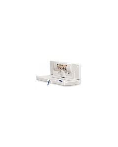 World Dryer DryBaby ABC-300H Horizontal Baby Changing Station - 18" L x 34.5" H x 4" D