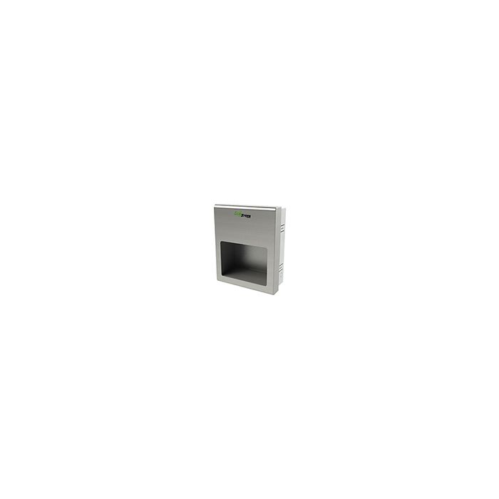 Palmer Fixture EcoStorm Recessed High Speed Automatic Hand Dryer - Brushed Stainless Steel
