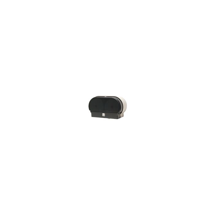 Palmer Fixture RD0321-01G Mini-Twin Micro Core Tissue Dispenser - Dark Translucent in Color